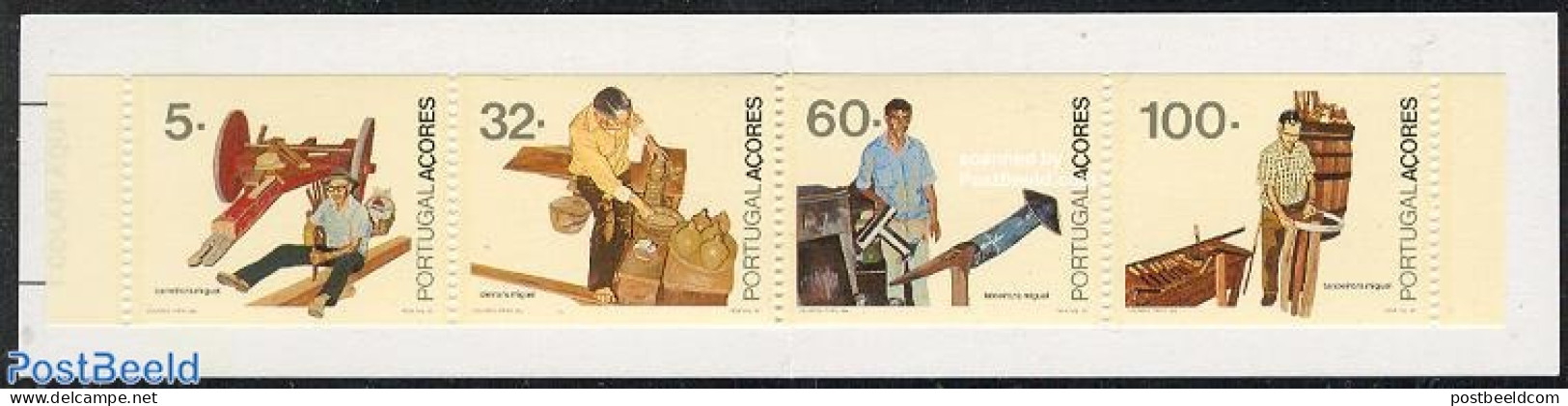 Azores 1990 Handicrafts Booklet, Mint NH, Stamp Booklets - Art - Handicrafts - Ohne Zuordnung