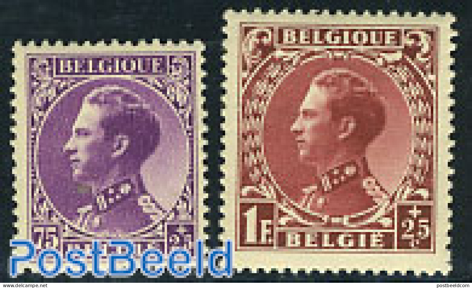 Belgium 1934 War Disabled 2v, Unused (hinged), Health - History - Disabled Persons - World War I - Unused Stamps