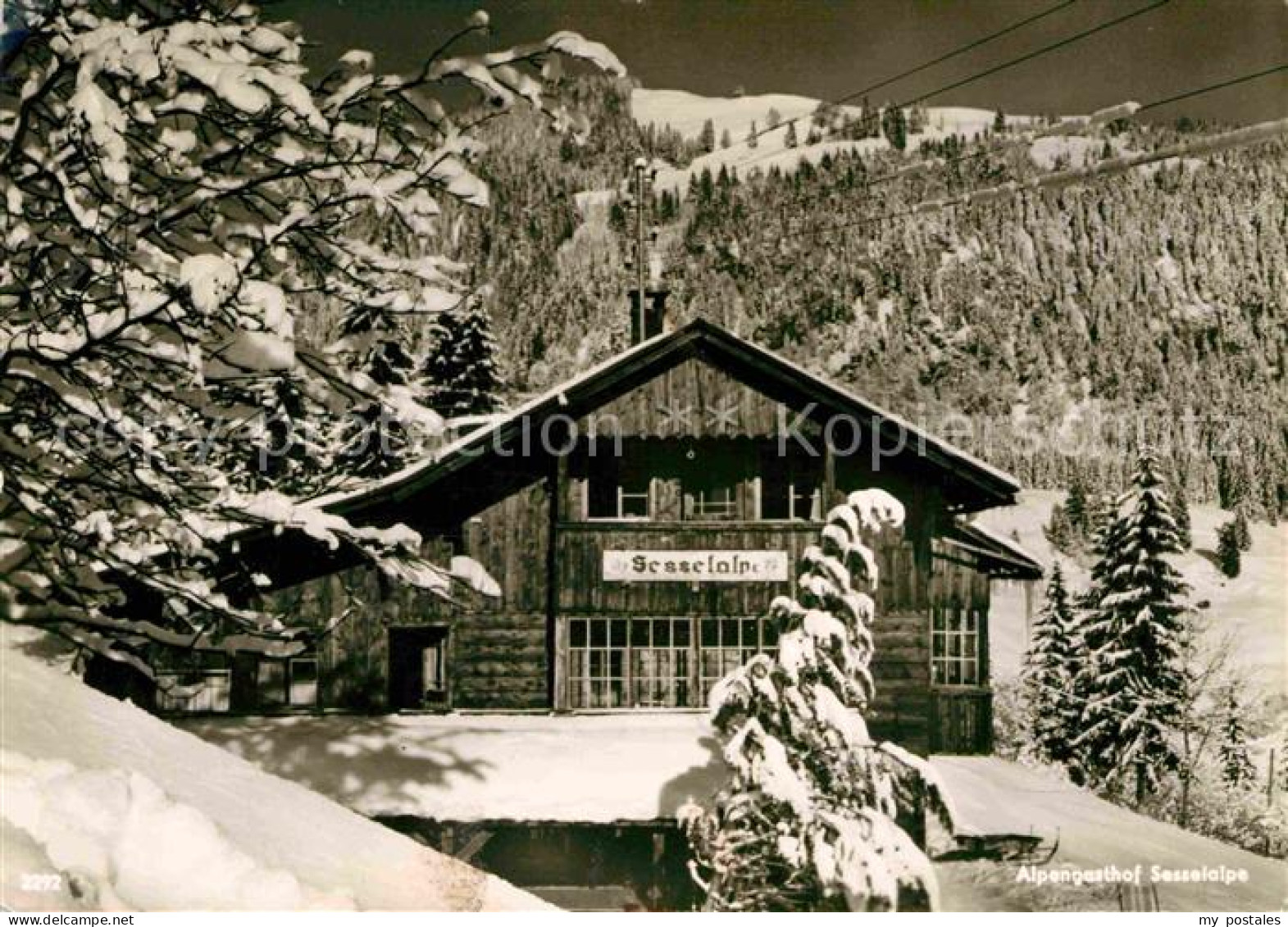 72639527 Tiefenbach Oberstdorf Alpengasthof Sesselalpe Winterpanorama Tiefenbach - Oberstdorf