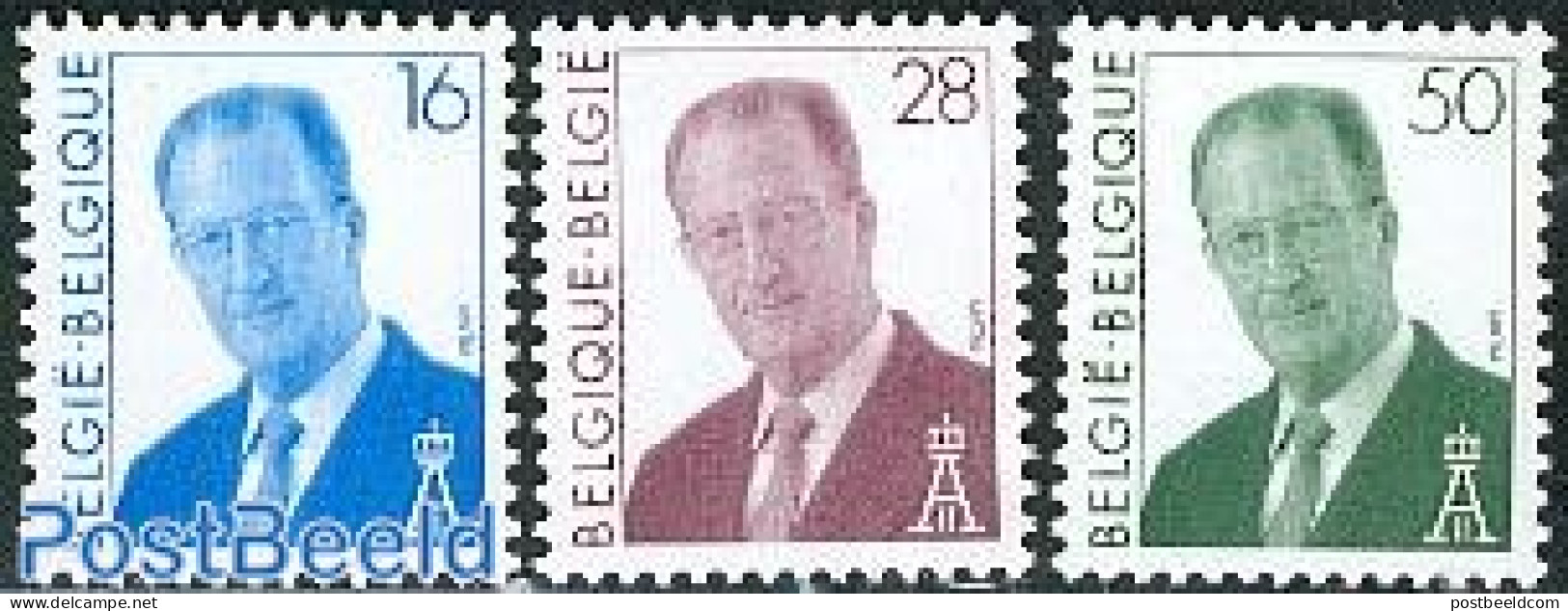 Belgium 1996 Definitives 3v, Mint NH - Unused Stamps
