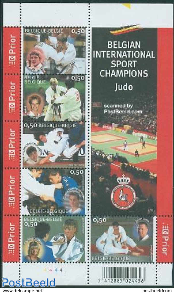 Belgium 2005 Judo 6v M/s, Mint NH - Neufs