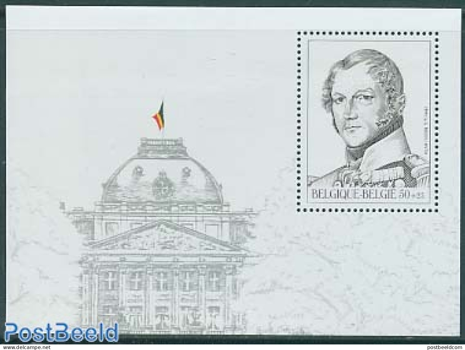 Belgium 1999 Philately, King Leopold I S/s, Mint NH, History - Kings & Queens (Royalty) - Neufs