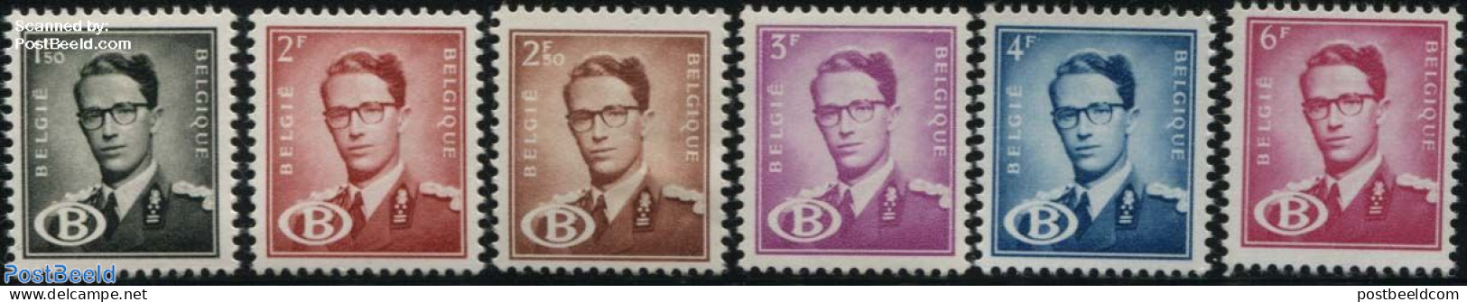 Belgium 1954 On Service 6v, Unused (hinged) - Other & Unclassified