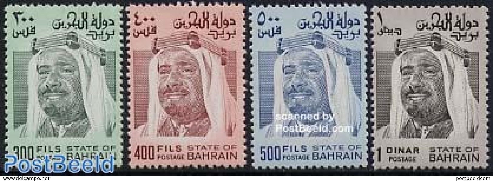 Bahrain 1976 Definitives 4v, Mint NH - Bahreïn (1965-...)