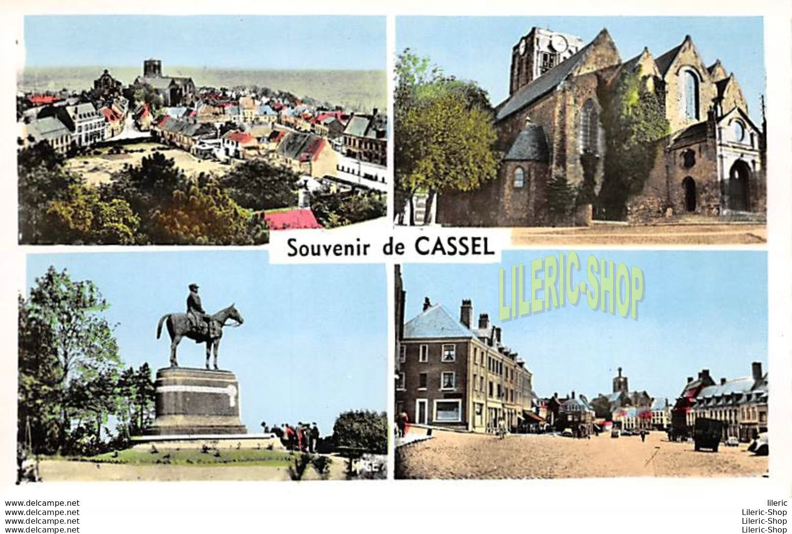 SOUVENIR DE CASSEL (59) CPSM ± 1950  MULTI VUES - ÉDITION MAGE - Cassel