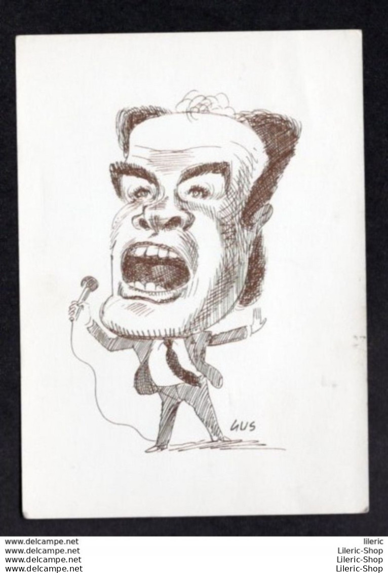 P.C.F PARTI COMMUNISTE FRANÇAIS COMMUNISME Georges MARCHAIS CARICATURE DESSIN DE GUS (Gustave Erlich) - Personnages