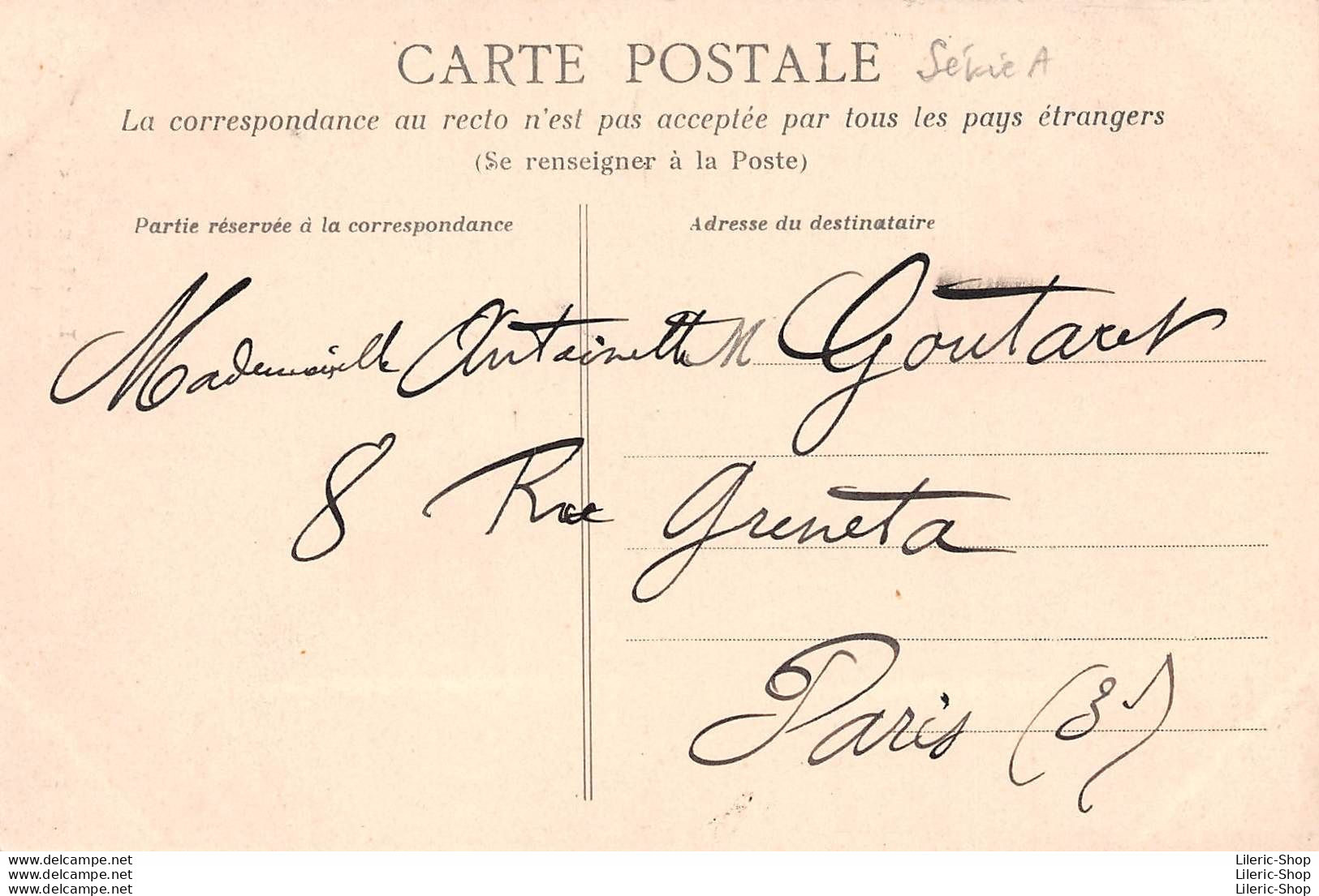 Cpa 1905 LA VIE AUX CHAMPS Une Déclaration Paysan Fermière Amoureux Cithare ▬ Série A Dugas Et Cie - Other & Unclassified