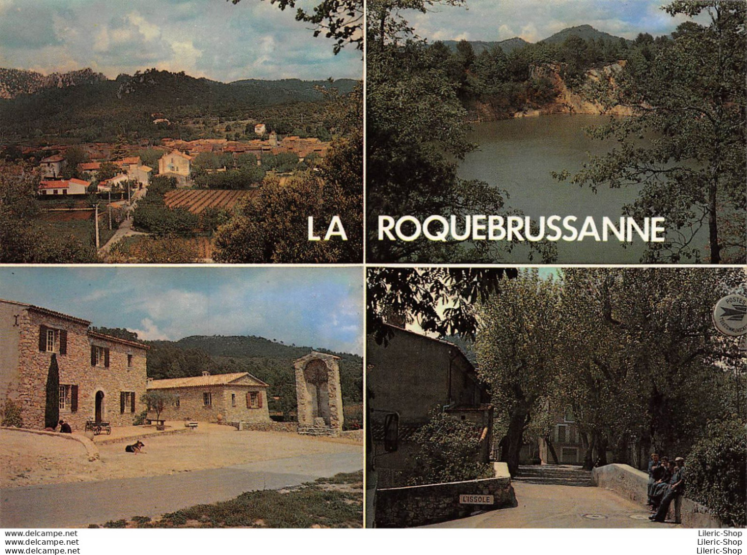 LA ROQUEBRUSSANNE (83) Cpsm ± 1960►VUES DIVERSES DU VILLAGE►LES ÉDITIONS ARIS BANDOL - La Roquebrussanne
