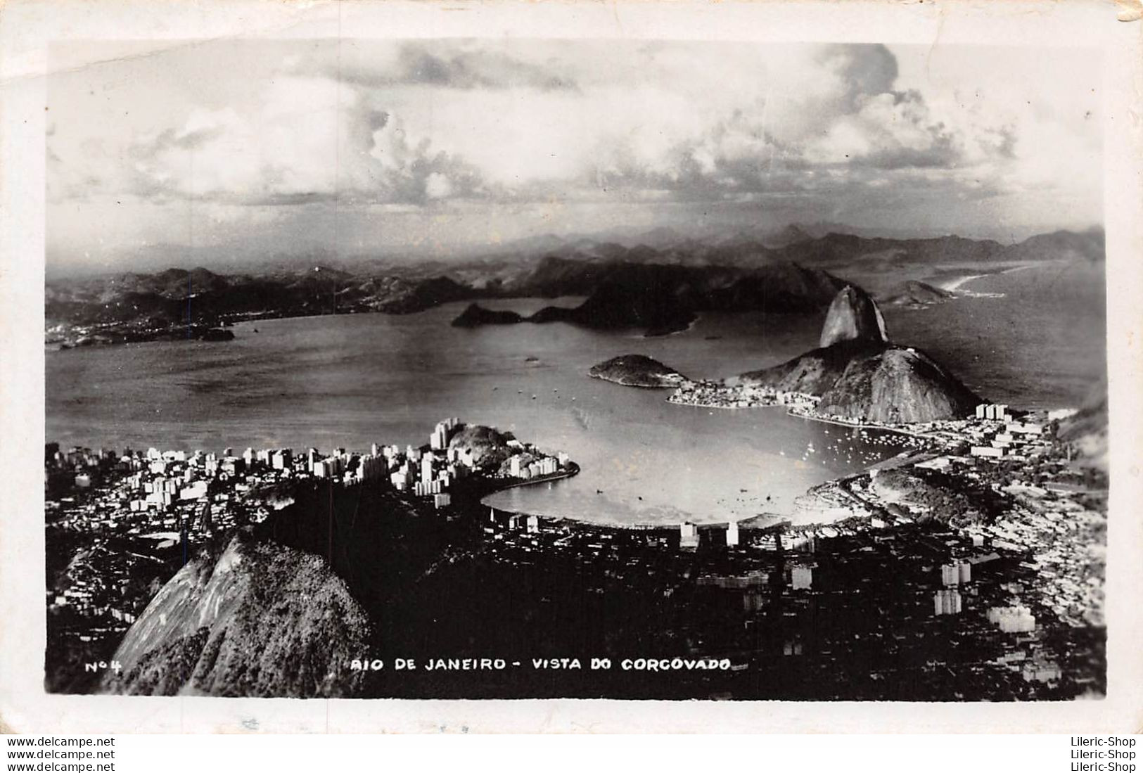 Cartão Foto 1950 - RIO DE JANEIRO - Vista Do Corcovado - - Rio De Janeiro