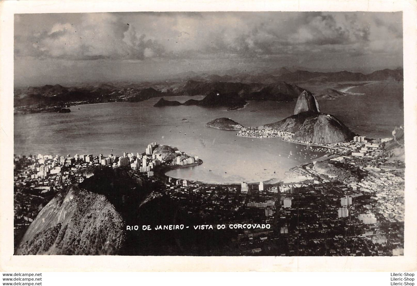 Cartão Postal Antigo 1953 - RIO DE JANEIRO - Vista Do Corcovado - Wessel - Rio De Janeiro