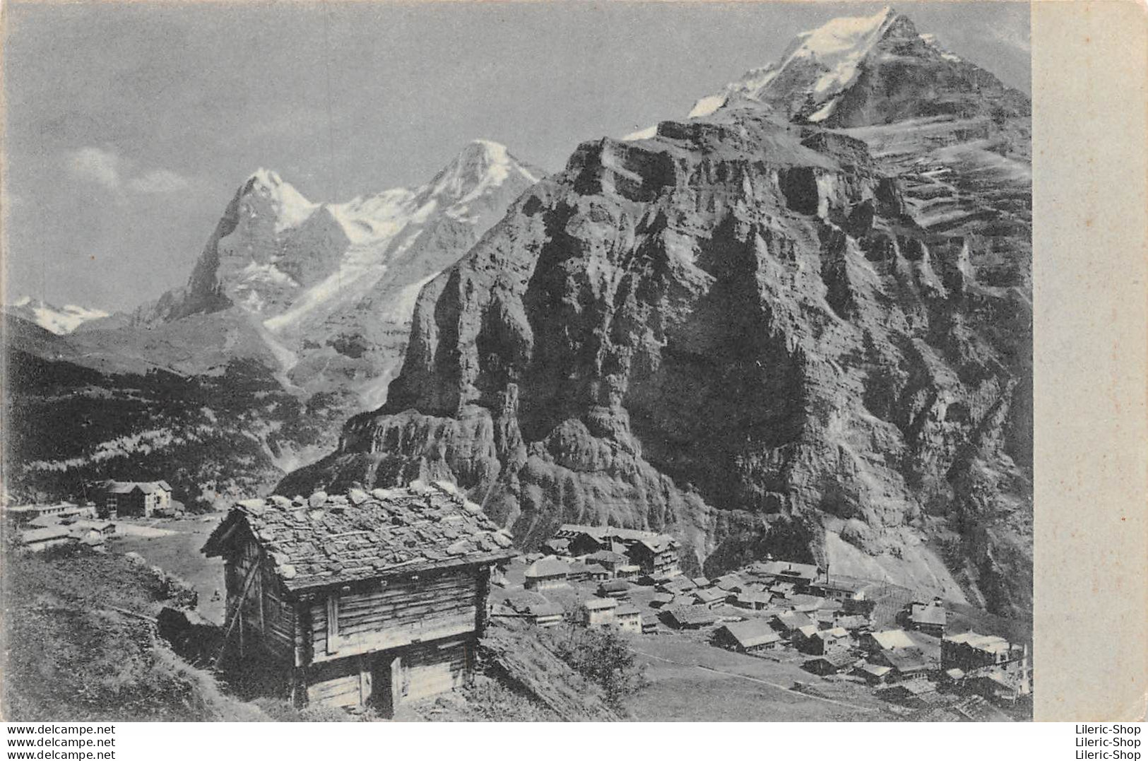 VINTAGE ORIGINAL POSTCARD ± 1920 - Mürren - Eiger Mönch U. Jungfrau - Séries 461. 11. - Mürren