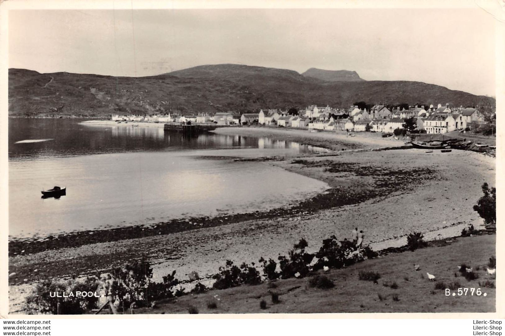 Fine Panorama Of ULLAPOOL - Ross & Cromarty - Highlands - SCOTLAND. Real Photograph 1954 - Ross & Cromarty