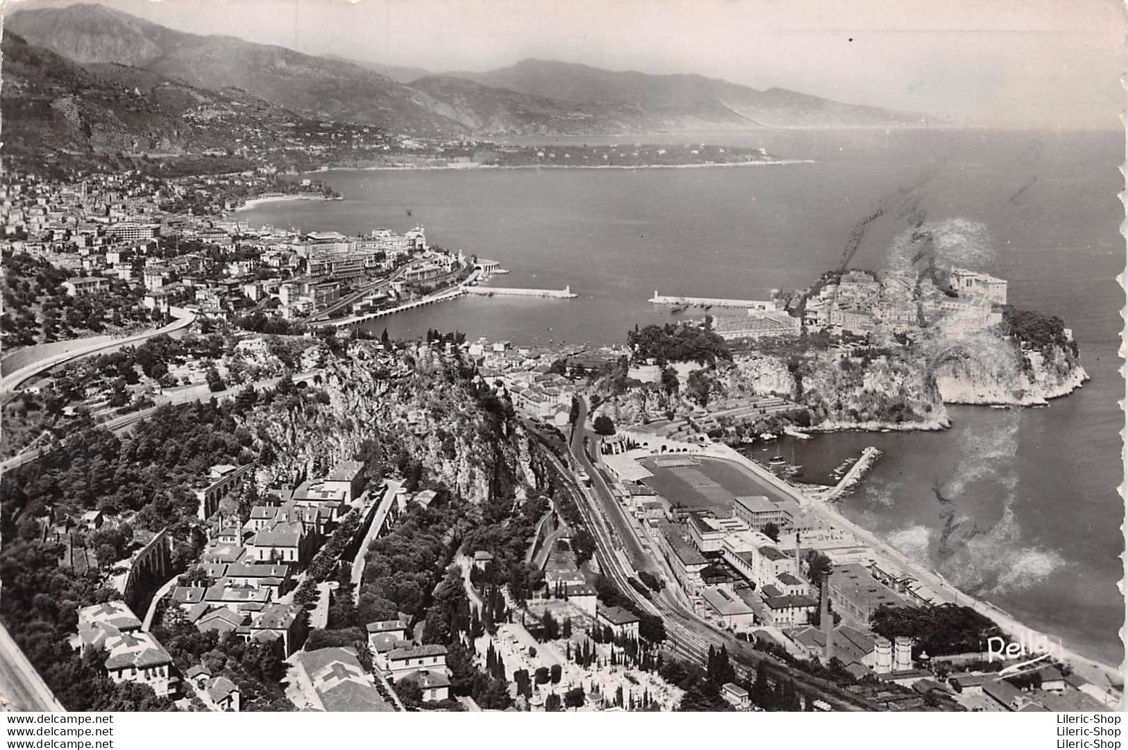 CPSM 1953 -  Principauté De MONACO -Le Cap Martin Et La Côte Italienne - Éd. RELLA - Multi-vues, Vues Panoramiques