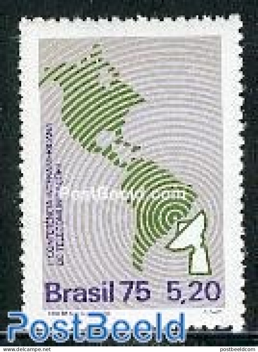 Brazil 1975 CITEL 1v, Mint NH, Science - Telecommunication - Ongebruikt