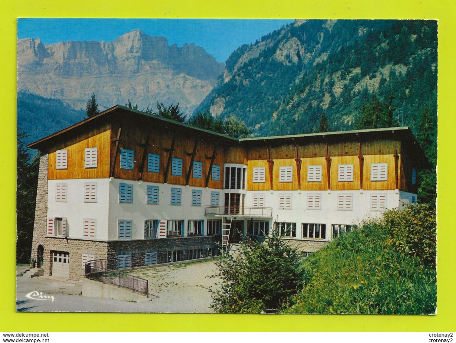 74 LES HOUCHES Centre UFOVAL MONTVAUTHIER SERVOZ Tél : 74 Vallée De Chamonix Mont Blanc VOIR DOS - Les Houches