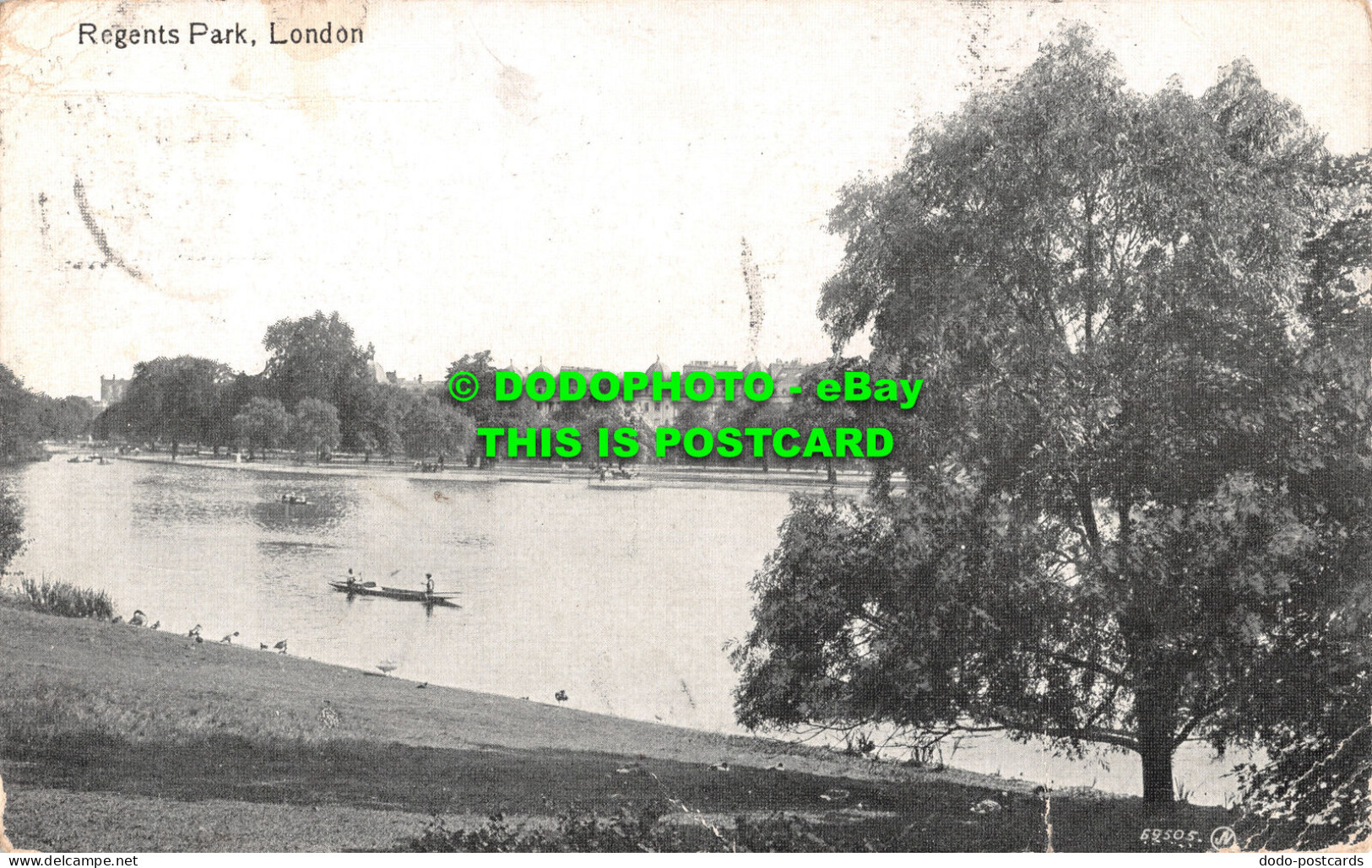 R502344 London. Regents Park. W. Sticker. Postcard - Sonstige & Ohne Zuordnung