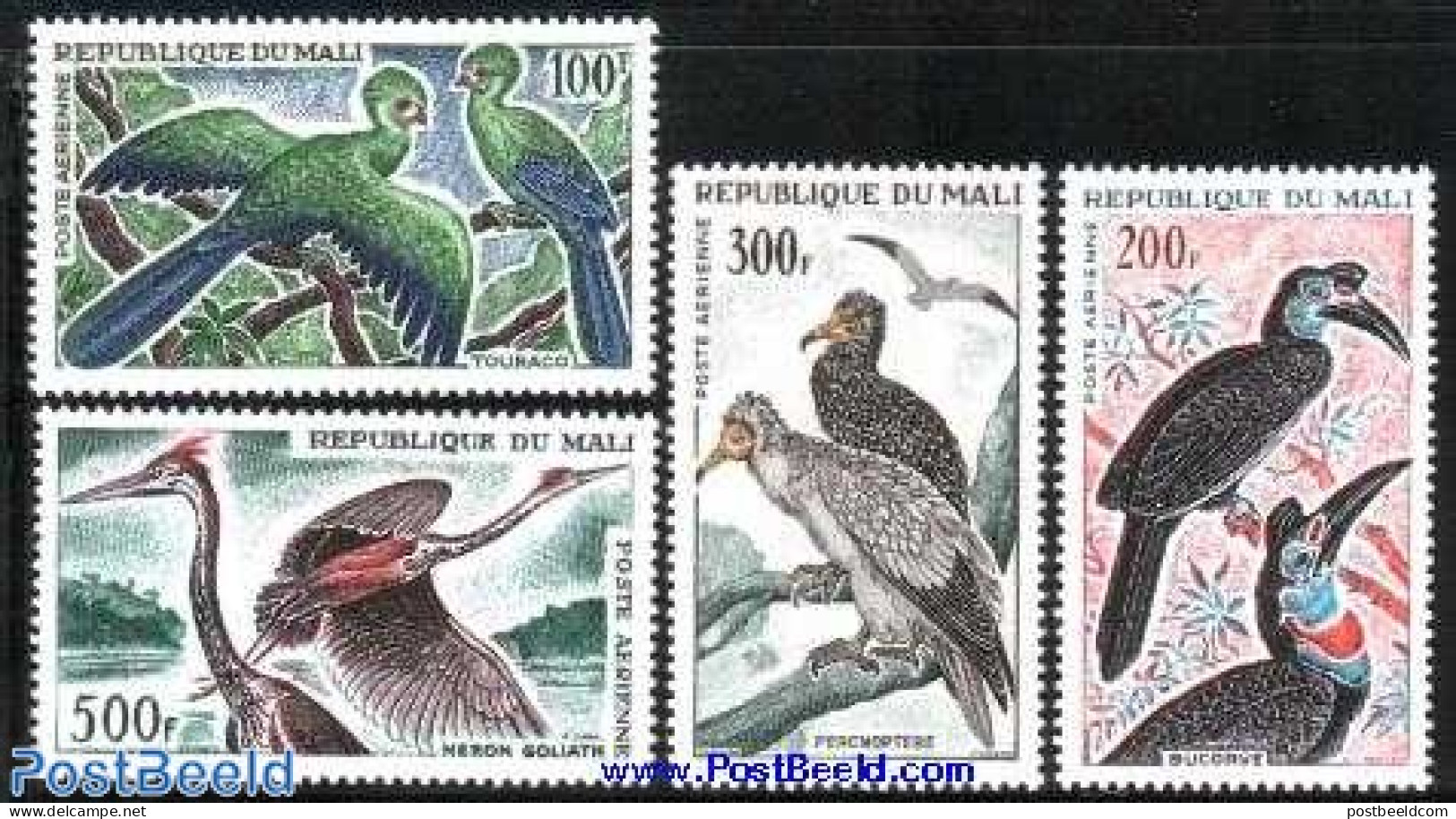 Mali 1965 Birds 4v, Mint NH, Nature - Birds - Mali (1959-...)