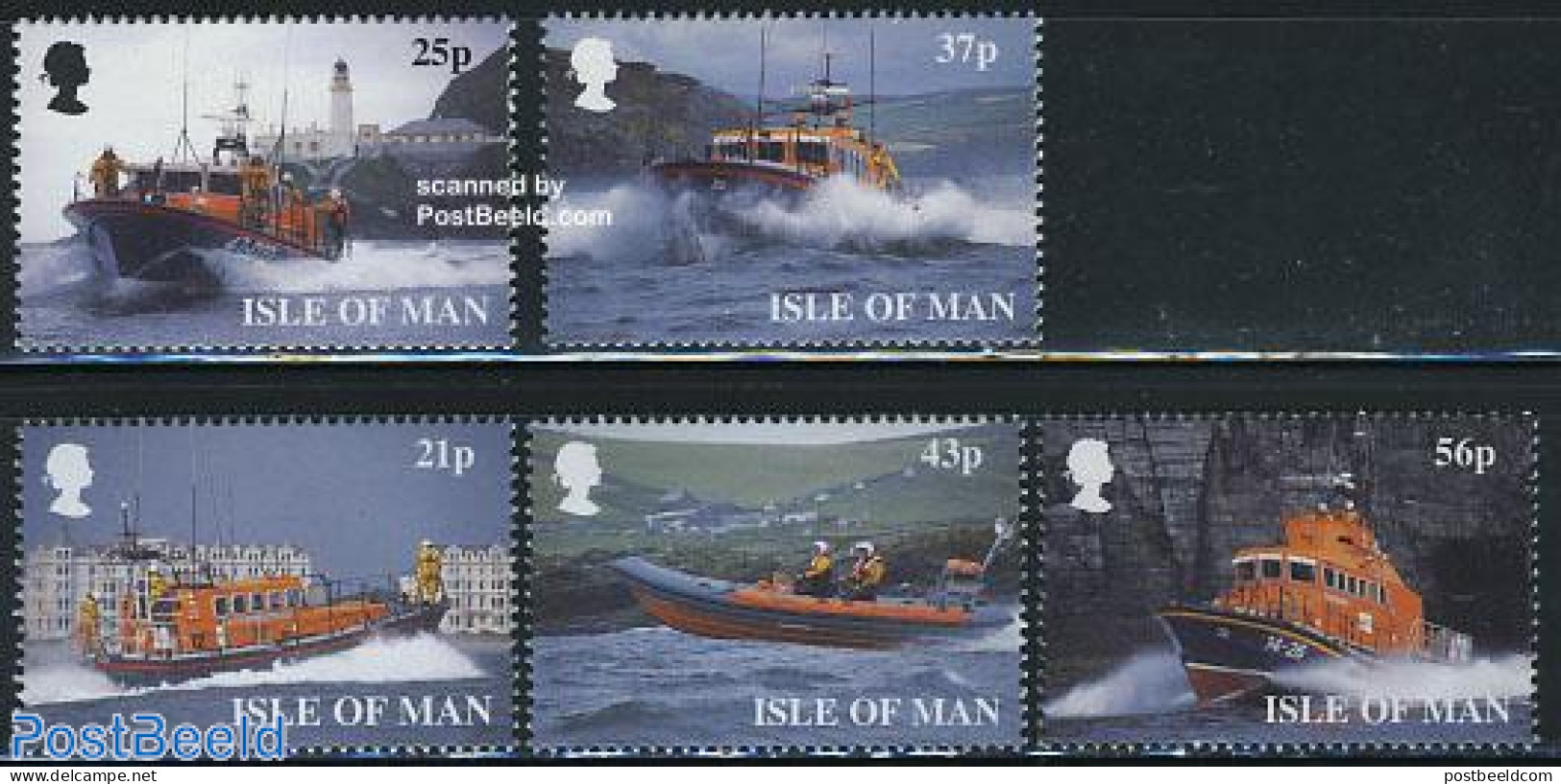 Isle Of Man 1999 Life Saving Association 5v, Mint NH, Transport - Various - Ships And Boats - Lighthouses & Safety At .. - Schiffe