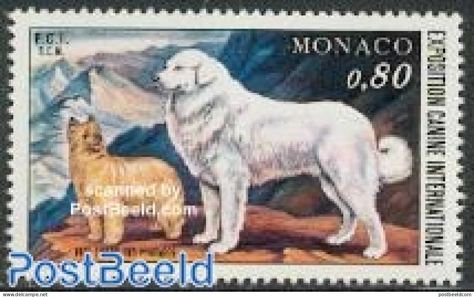 Monaco 1977 Dog Exposition 1v, Mint NH, Nature - Dogs - Nuevos