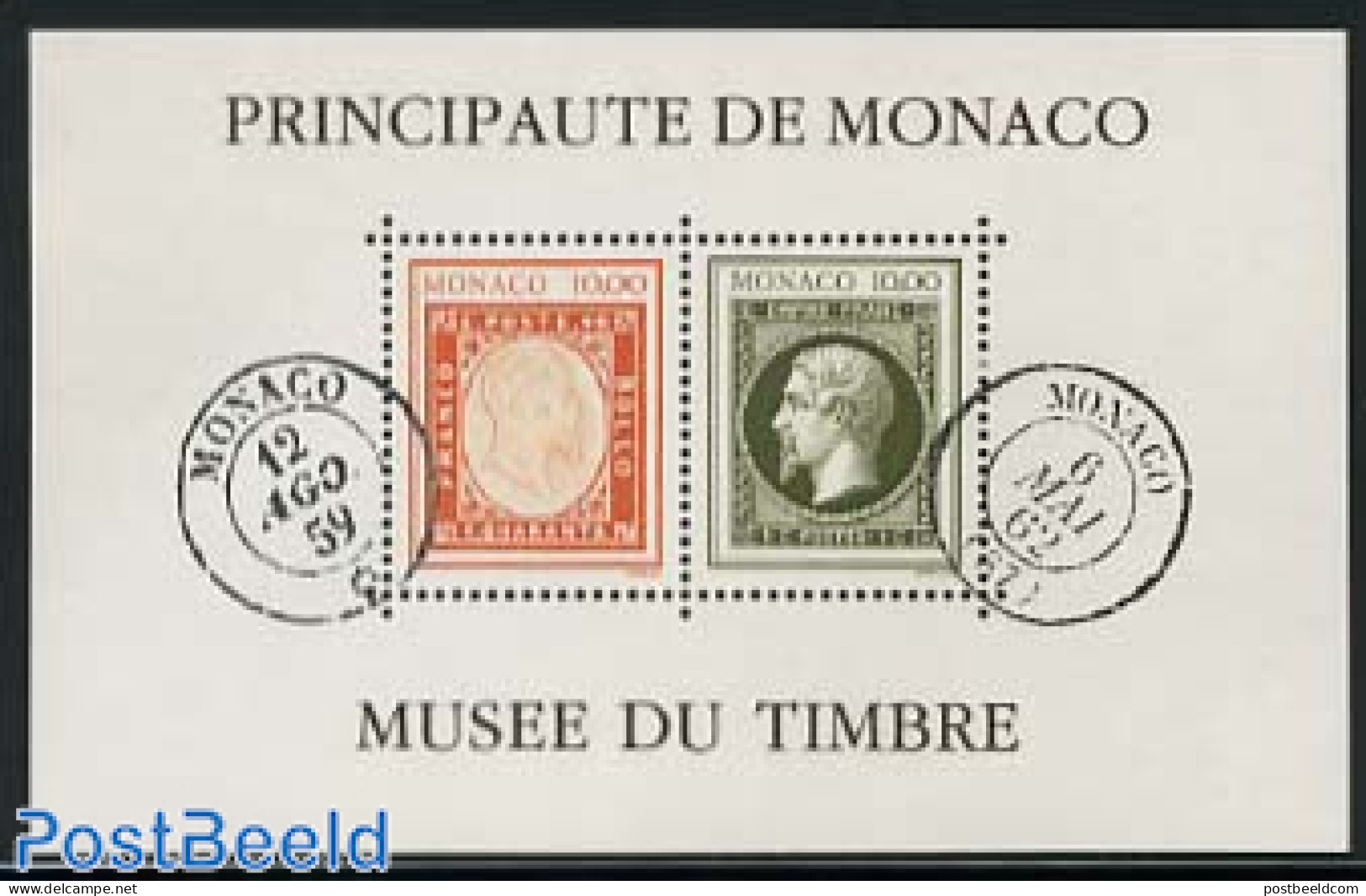 Monaco 1992 Stamp Museum S/s, Mint NH, Stamps On Stamps - Art - Museums - Neufs