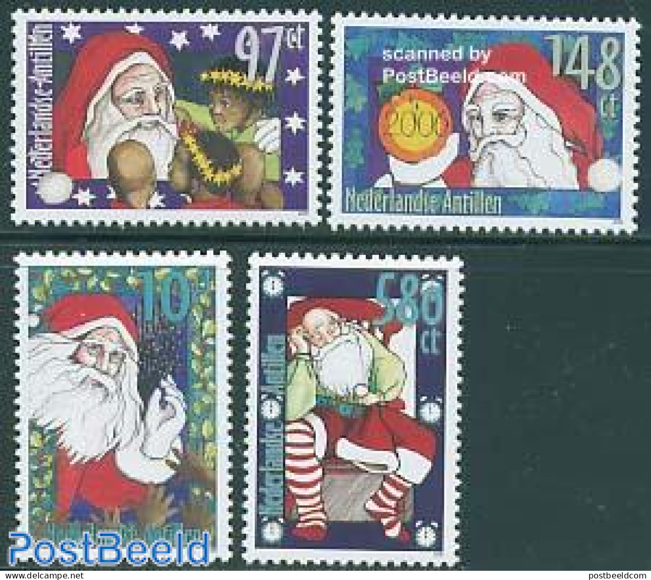 Netherlands Antilles 2005 Christmas 4v, Mint NH, Religion - Christmas - Noël