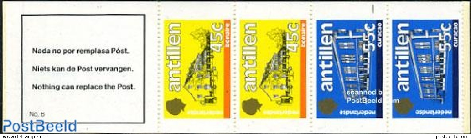 Netherlands Antilles 1985 Definitives Booklet, Mint NH, Stamp Booklets - Non Classés