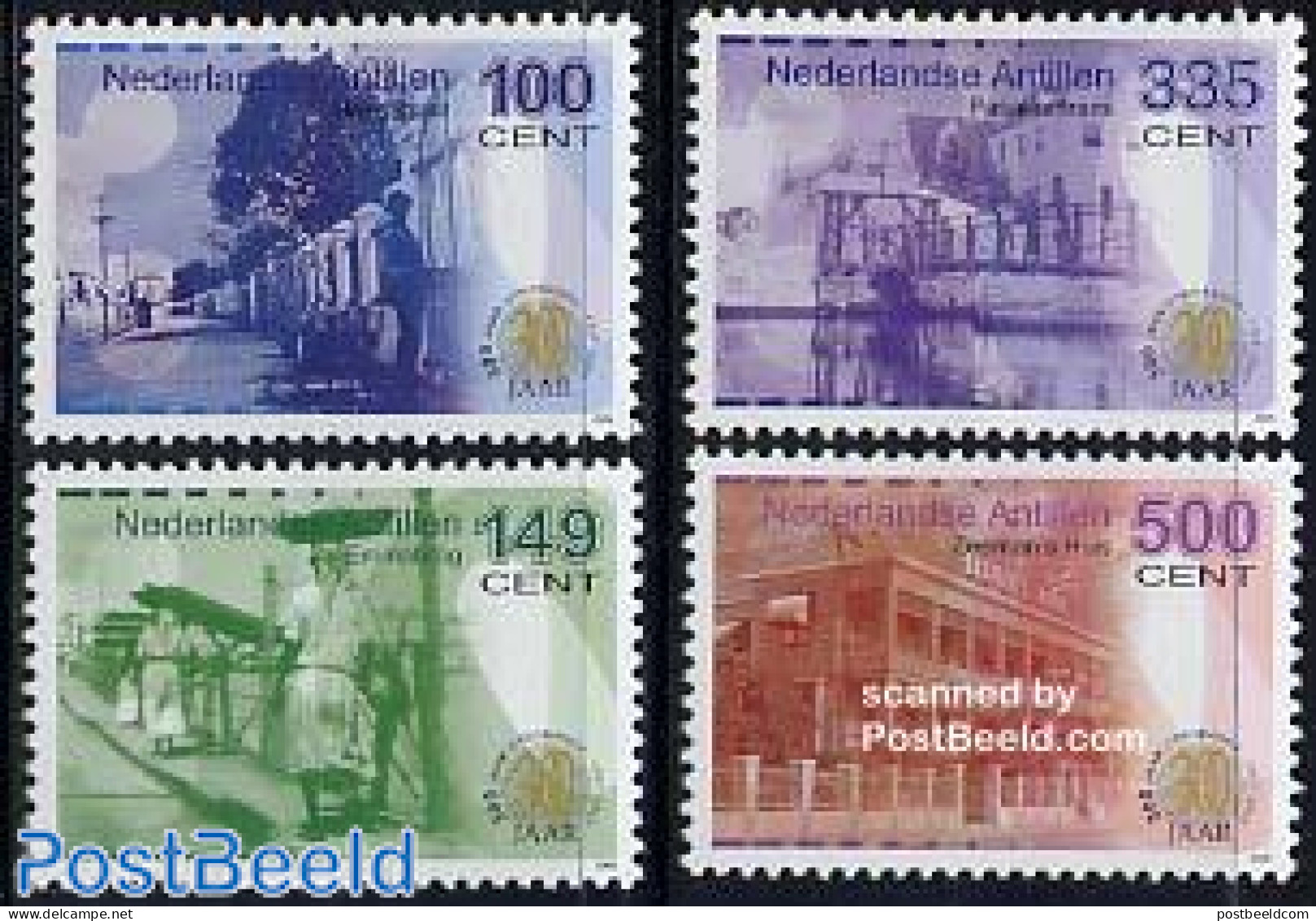 Netherlands Antilles 2006 300 Years Otrabanda 4v, Mint NH, Various - Street Life - Art - Architecture - Bridges And Tu.. - Non Classés