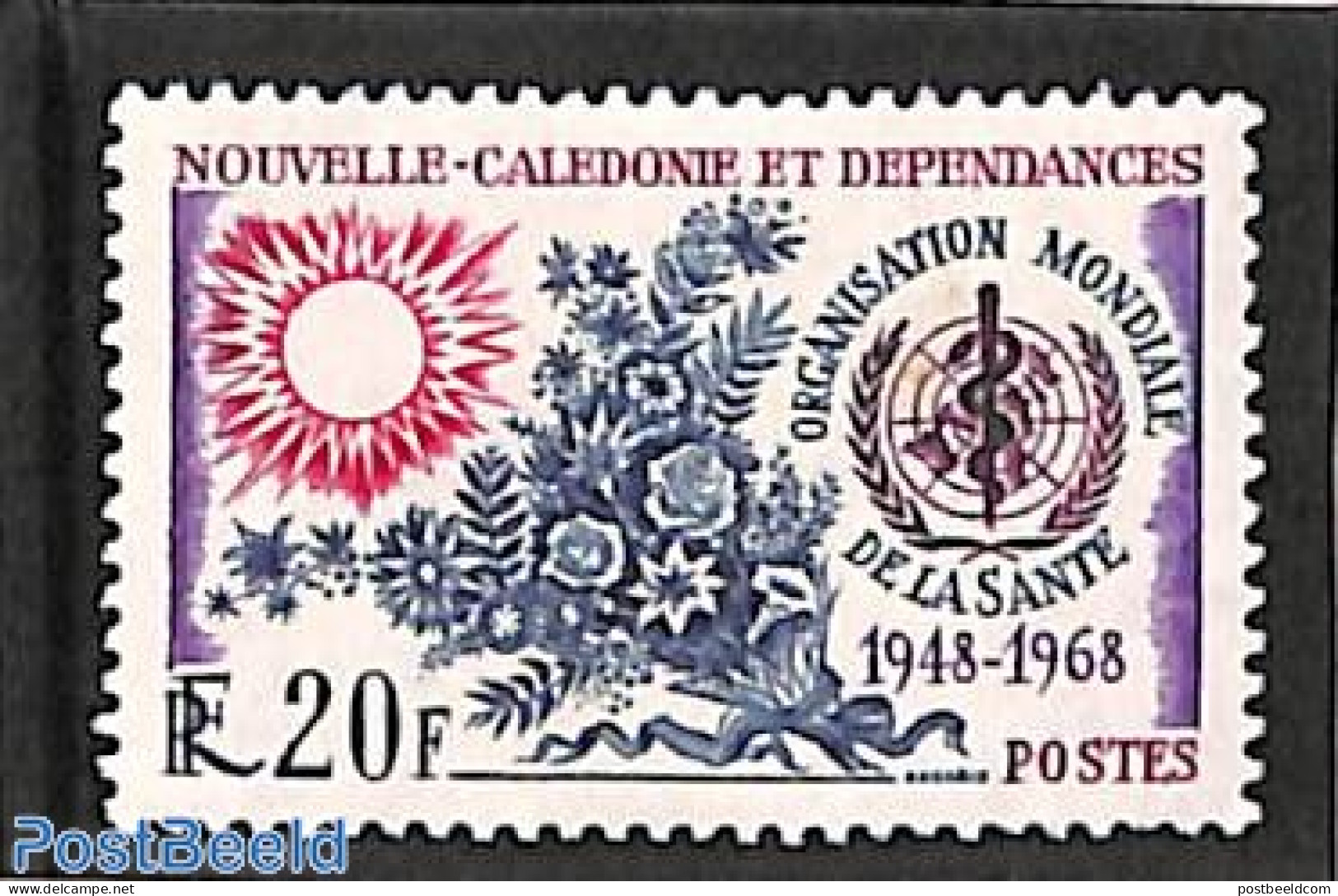 New Caledonia 1968 W.H.O. 1v, Mint NH, Health - Health - Ungebraucht