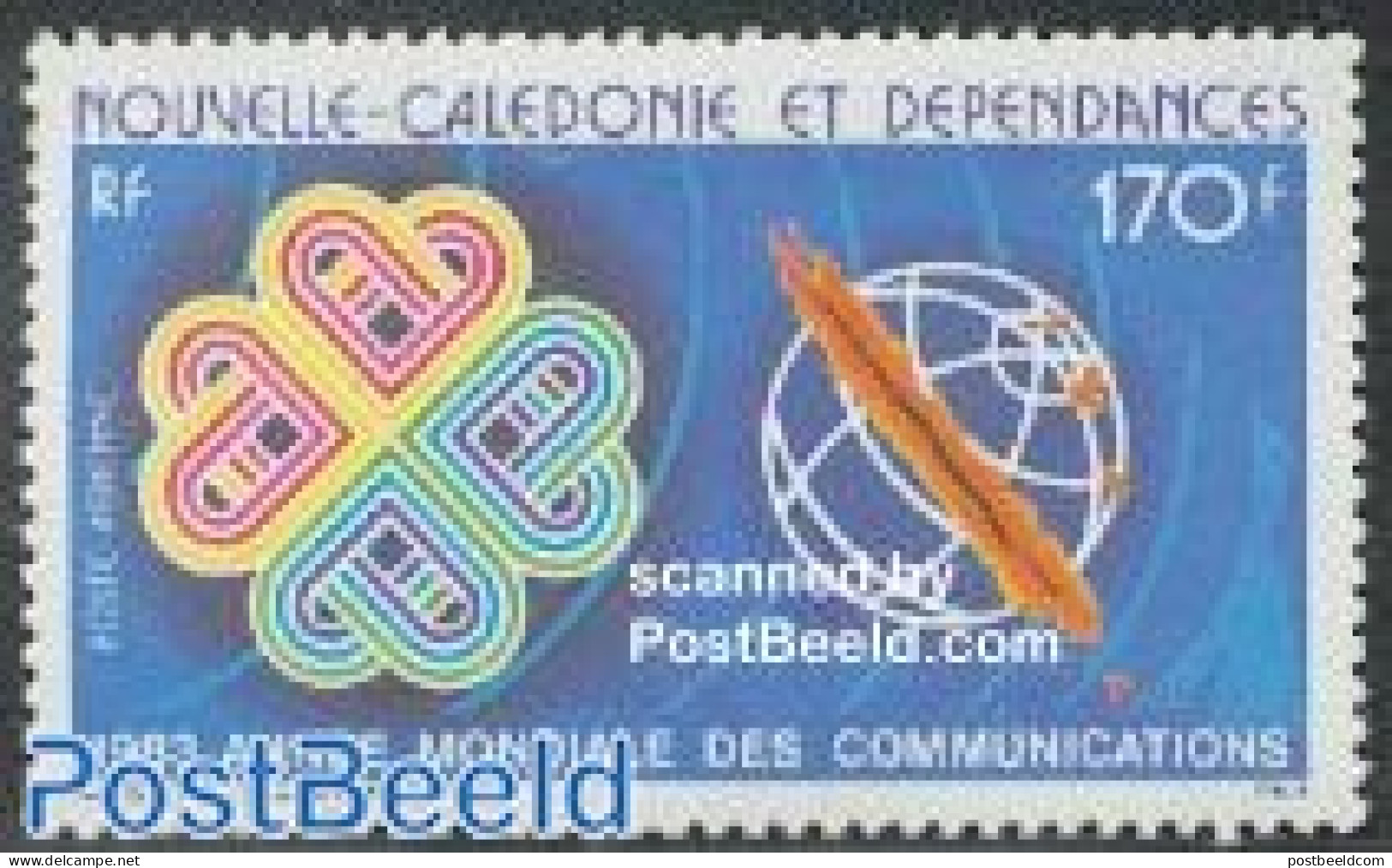 New Caledonia 1983 World Communication Year 1v, Mint NH, Science - Int. Communication Year 1983 - Telecommunication - Ongebruikt