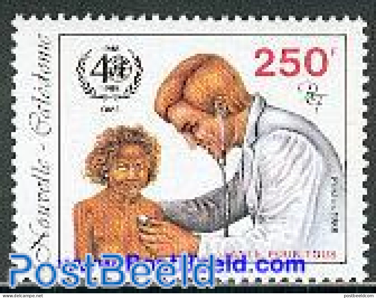 New Caledonia 1988 40 Years W.H.O. 1v, Mint NH, Health - Health - Unused Stamps