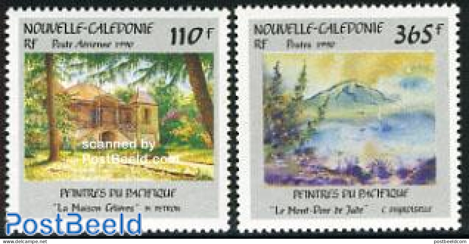 New Caledonia 1990 Paintings 2v, Mint NH, Art - Paintings - Unused Stamps