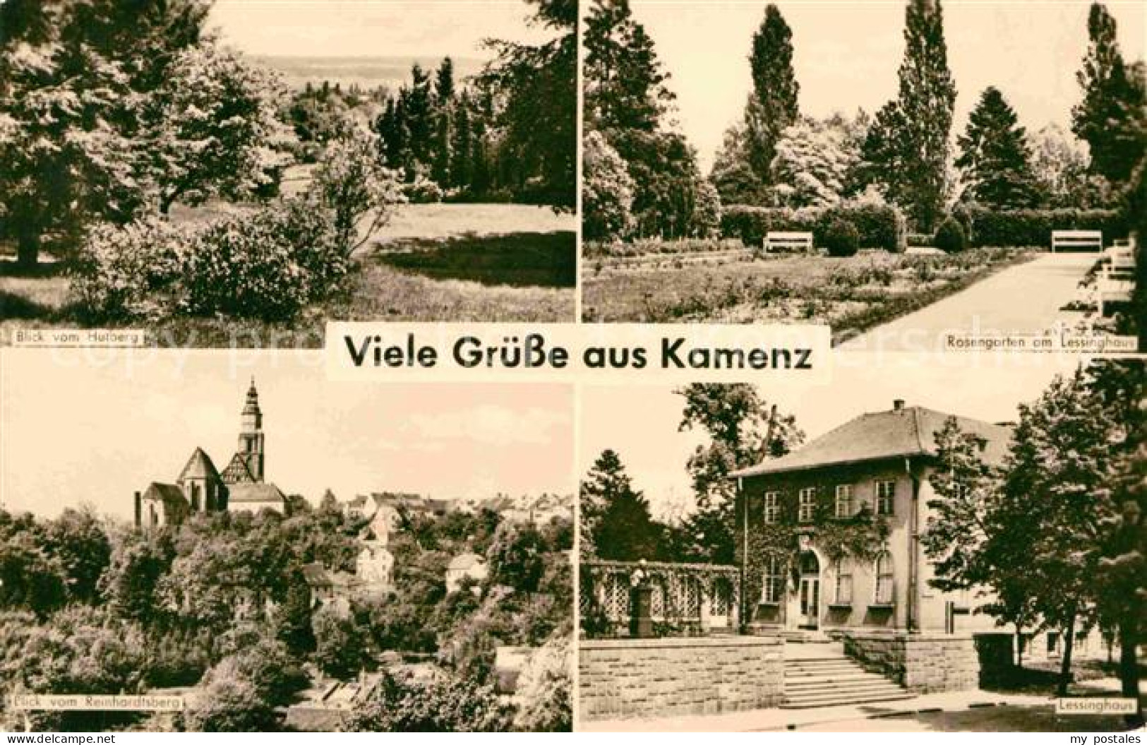 72639288 Kamenz Sachsen Hufberg Rosengarten Lessinghaus Reinhardsbergblick Lessi - Kamenz