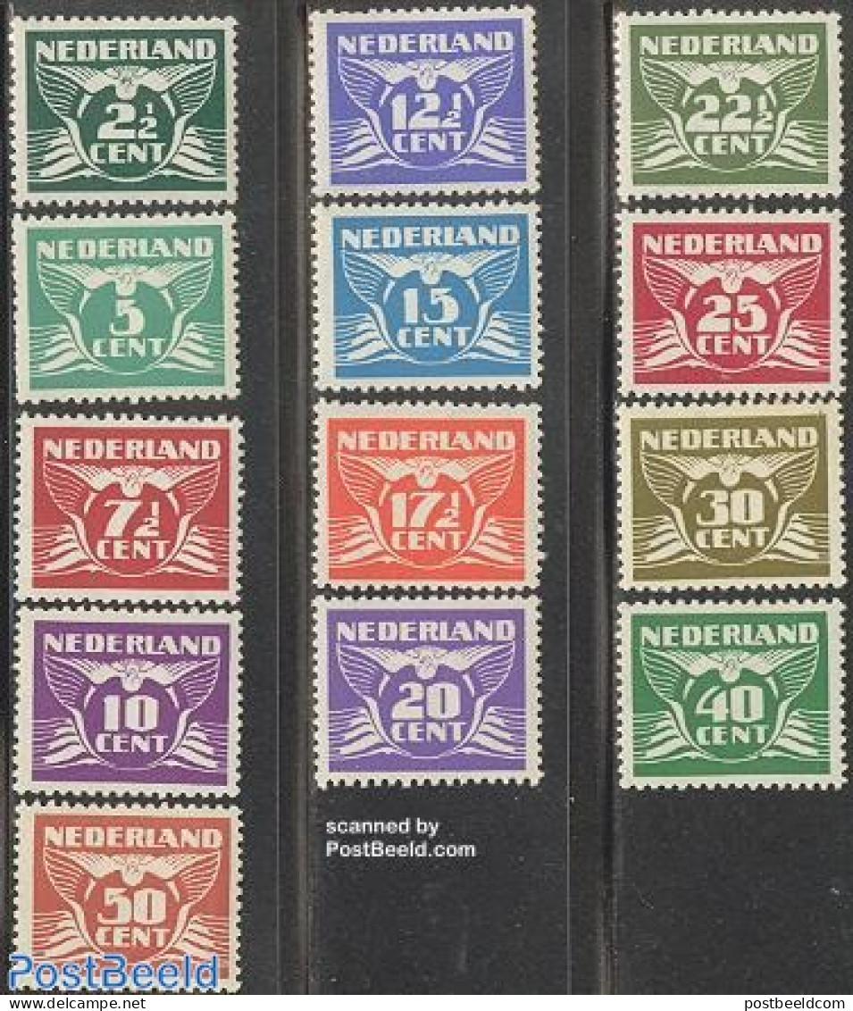 Netherlands 1941 Definitives 13v, Mint NH, Nature - Birds - Unused Stamps