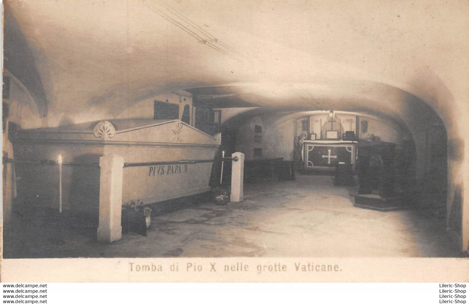 Religion Chrétienne Catholique - CPA  - Vatican - PIUS PAPA X  Tomba Di Pio X Nelle Grotte Vaticane.   - Päpste