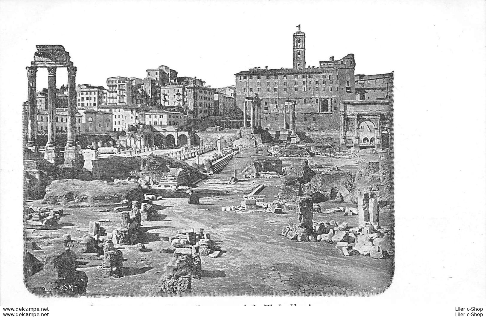 ROMA - Foro Romano - Basilica Julia - Precursore Vecchia Cartolina - Autres & Non Classés
