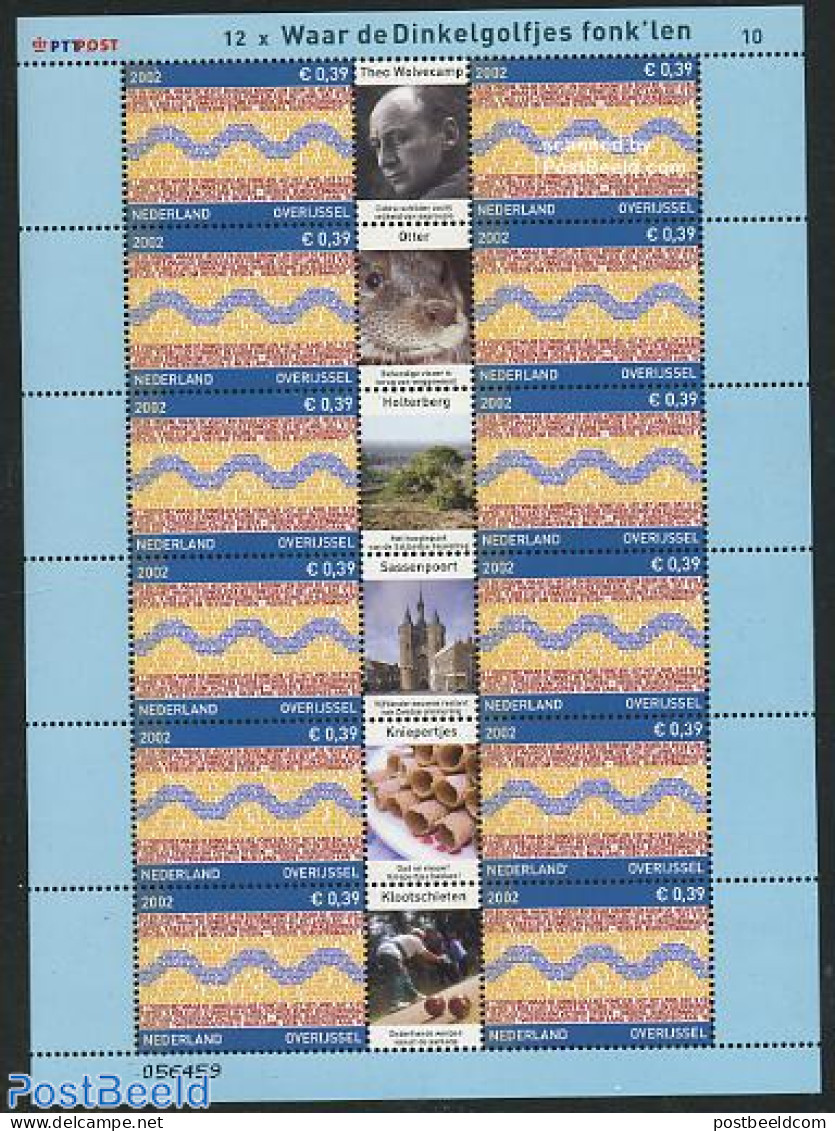 Netherlands 2002 Overijssel M/s, Mint NH - Unused Stamps