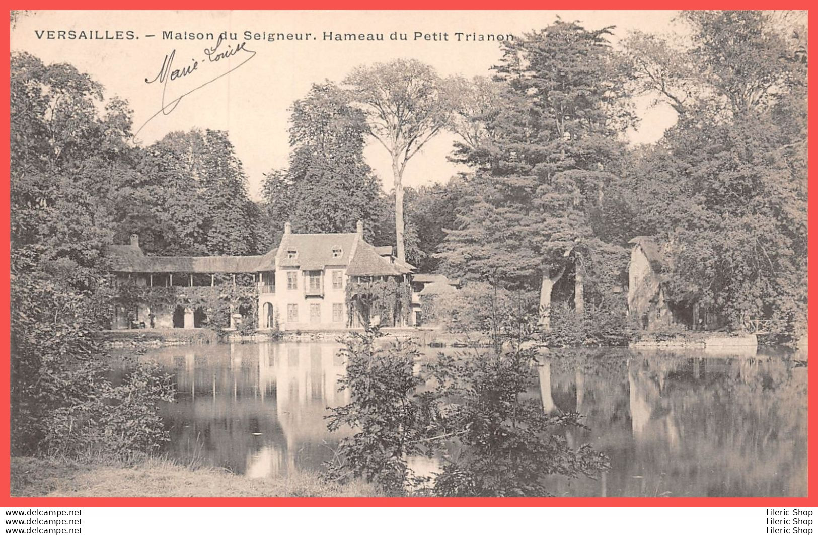 VERSAILLES (78) Cpa ± 1904 - Précurseur  Maison Du Seigneur. Hameau Du Petit Trianon - Versailles (Castillo)