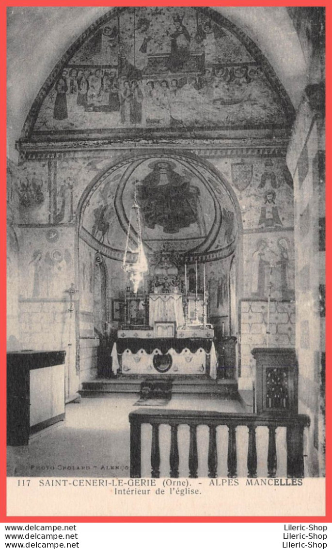 SAINT-CENERI-LE-GERIE (Orne). - ALPES MANCELLES  Intérieur De L'église. Photo CHOLARD, Alençon - Other & Unclassified