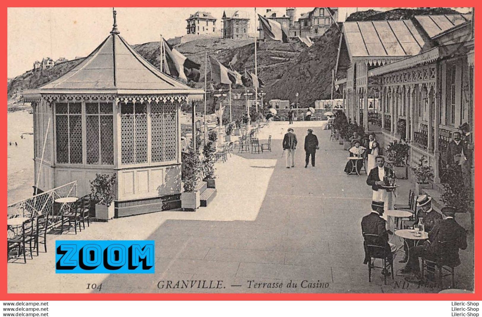 GRANVILLE (50) - Cpa 1929 -  Terrasse Du Casino - Éd. ND. Photo. - Granville