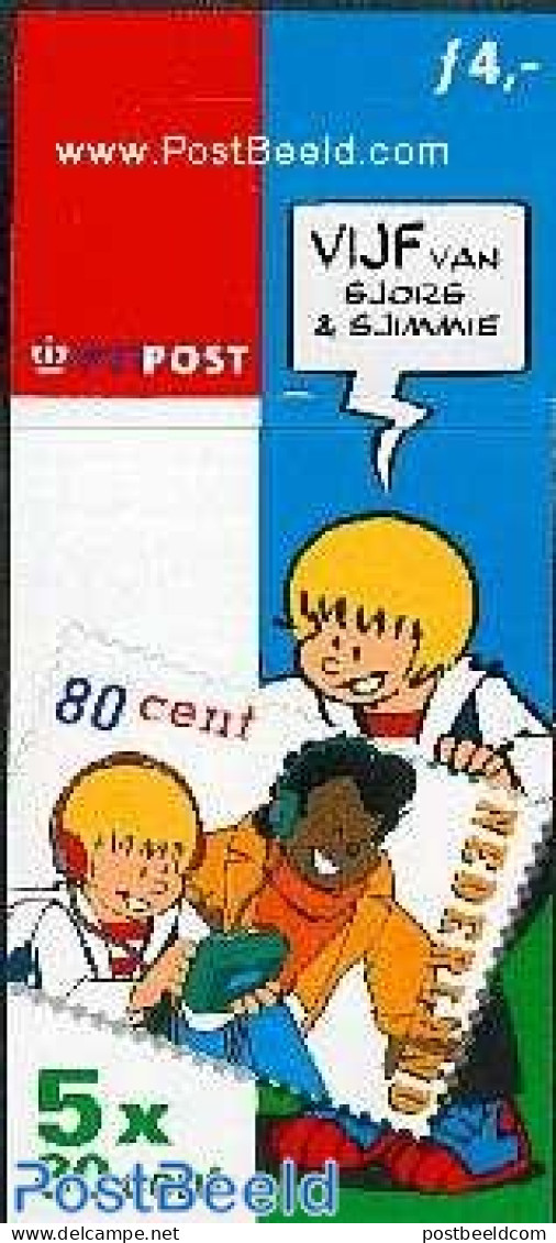 Netherlands 2000 Comics, Sjors & Sjimmie Booklet, Mint NH, Stamp Booklets - Art - Comics (except Disney) - Unused Stamps