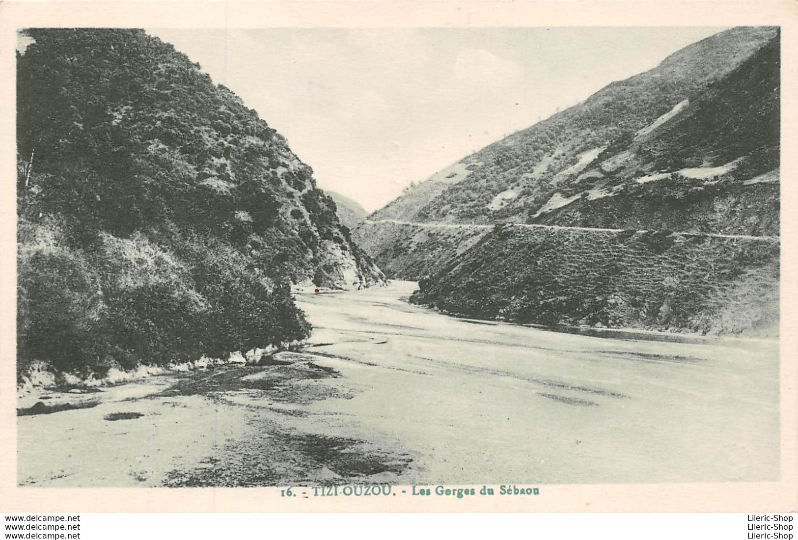 ALGÉRIE KABYLIE CPA 1930 TIZI OUZOU Les Gorges Du Sebaou Ou Asif Asbaw - Phot.Ets Albert N°16 - Tizi Ouzou