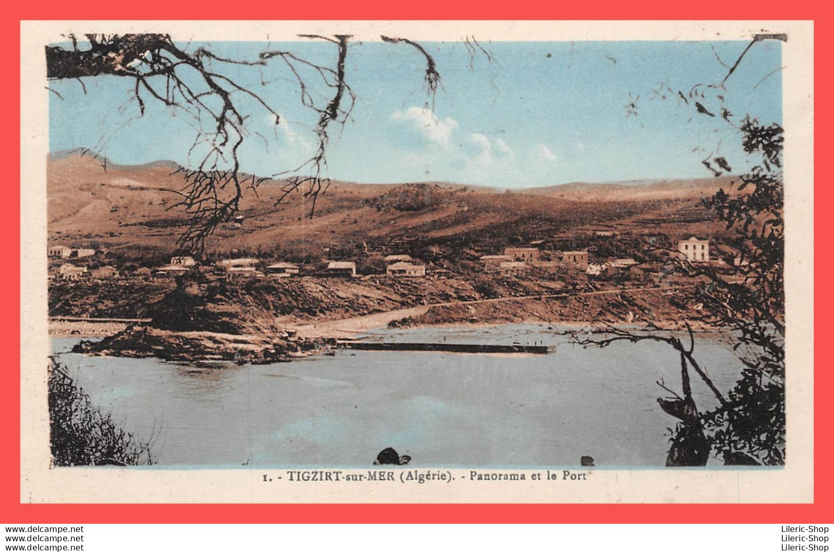 TIGZIRT-sur-mer - Cpa  1931- Panorama Et Le Port - N°1 Phototypie. Ets Albert, Alger  - Sonstige & Ohne Zuordnung