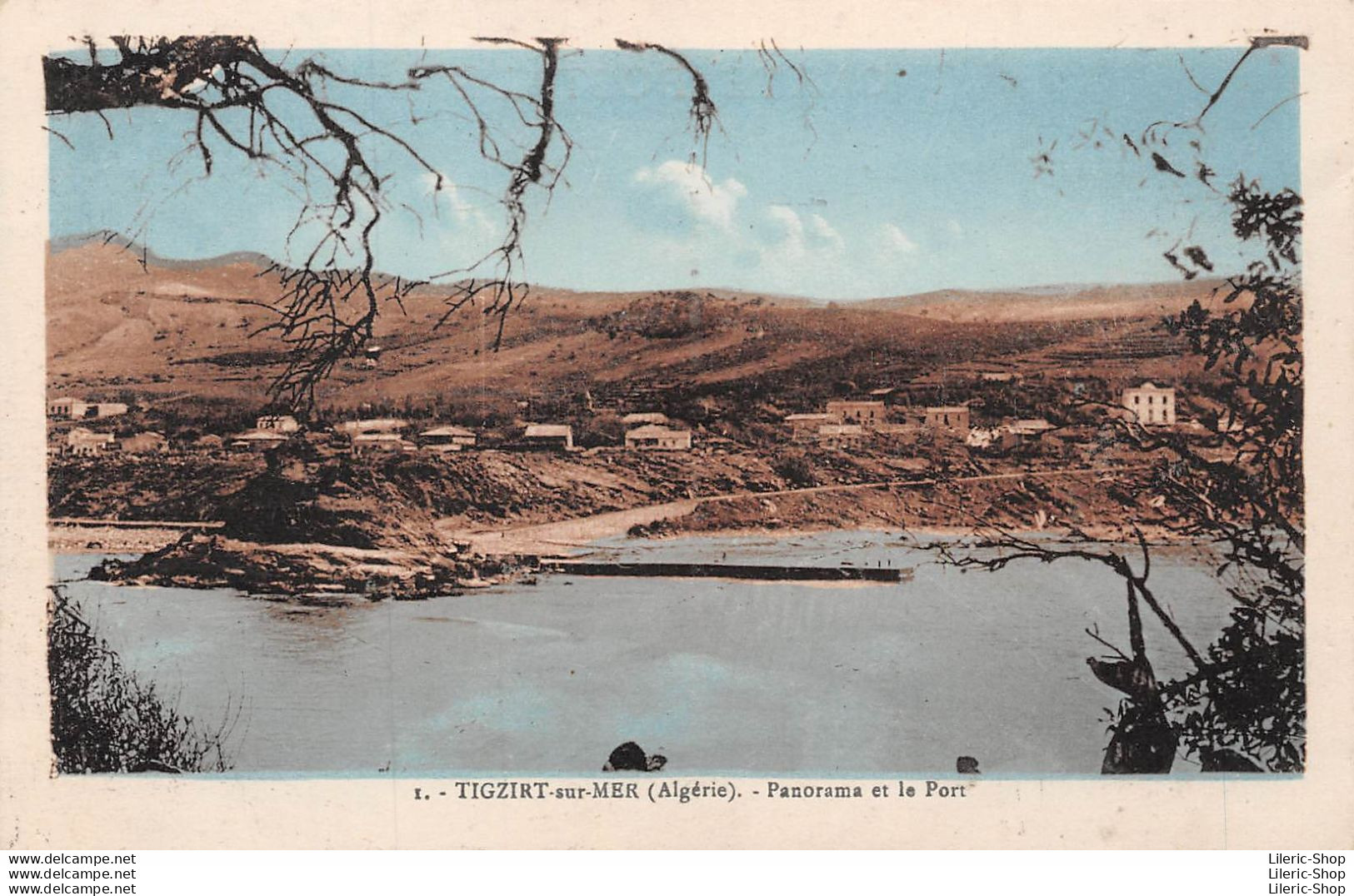TIGZIRT-sur-mer - Cpa  1931- Panorama Et Le Port - N°1 Phototypie. Ets Albert, Alger  - Sonstige & Ohne Zuordnung