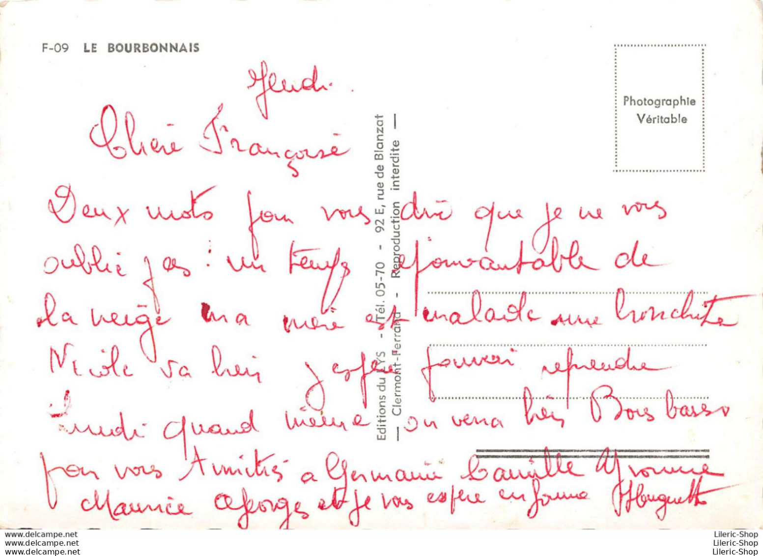 LE BOURBONNAIS (03) CPSM ±1960 - Vichy Moulins Montluçon Bourbon L'Archambault - Éd. Du LYS  - Autres & Non Classés