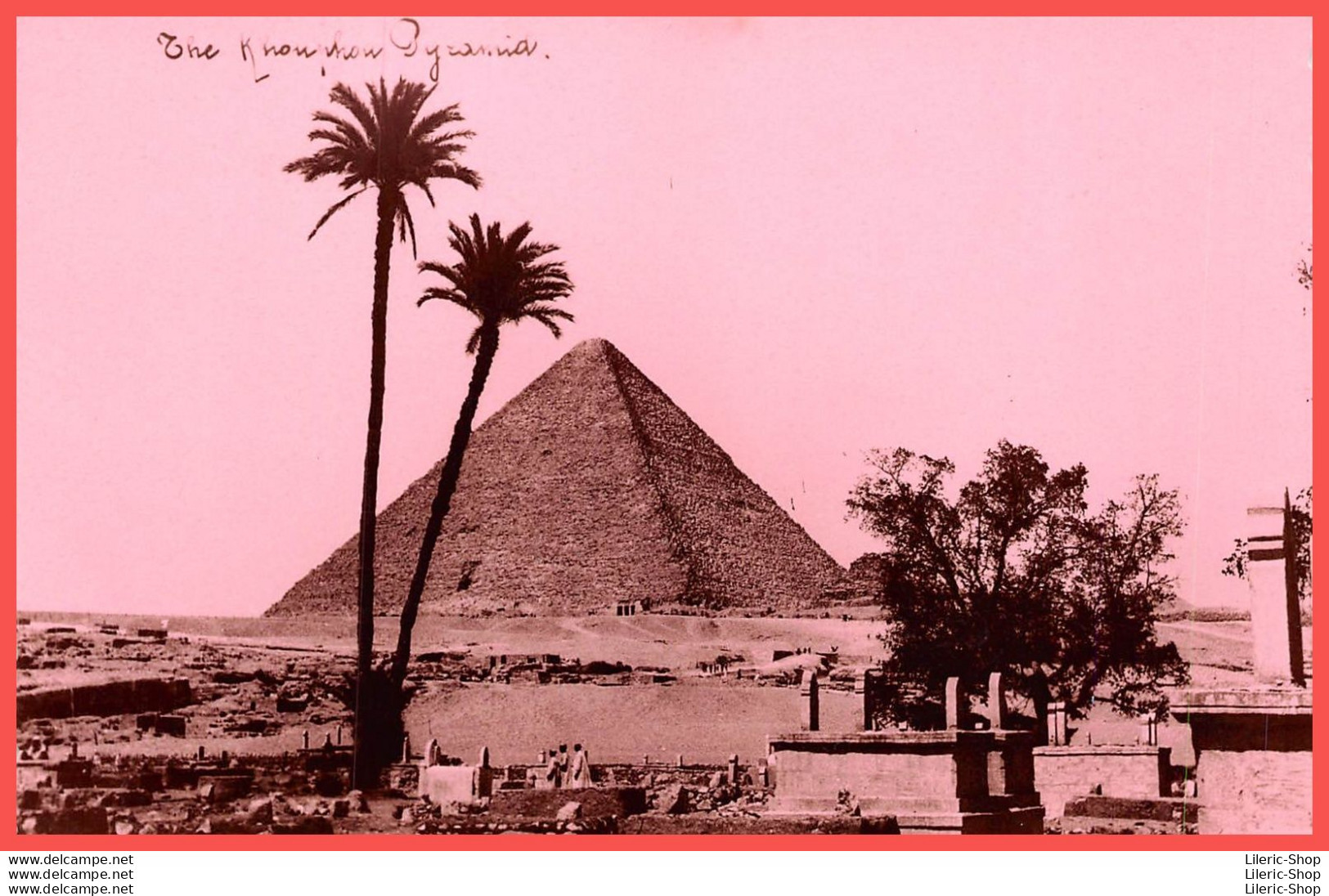 EGYPT - The Knowhow Pyramid - The Cemetery In The Foreground  - Pyramides