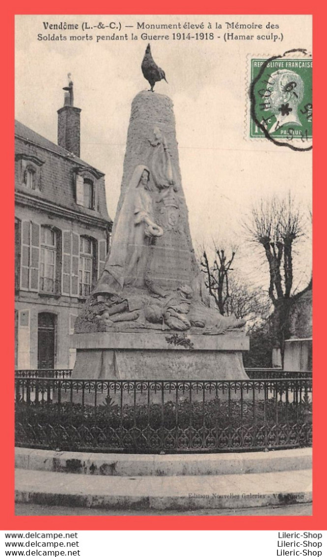 VENDÔME (41) Monument Aux Morts Pendant La Guerre 1914 1918 N°58 Édition Nelles Galeries  - Vendome