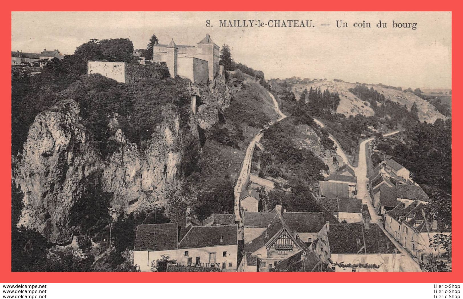 MAILLY Le CHATEAU (89) Cpa 1925 - Un Coin Du Bourg  - Autres & Non Classés