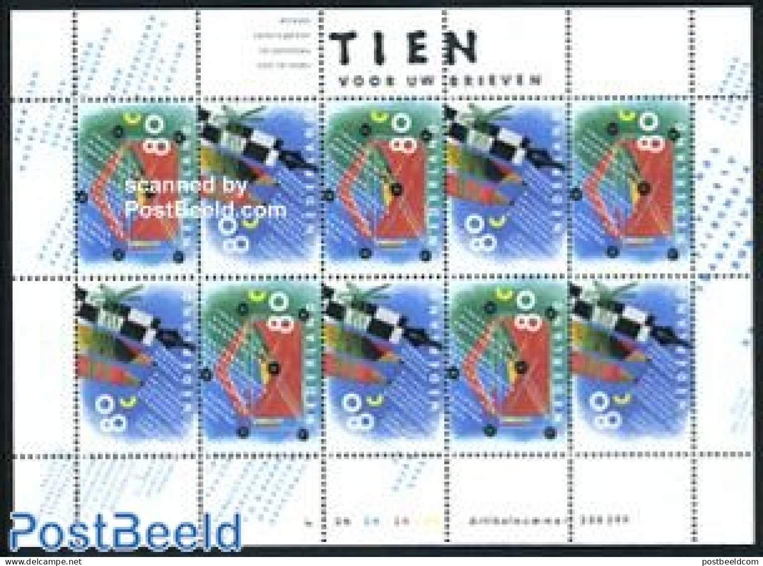 Netherlands 1993 Tien Voor Uw Brieven M/s, Mint NH - Unused Stamps