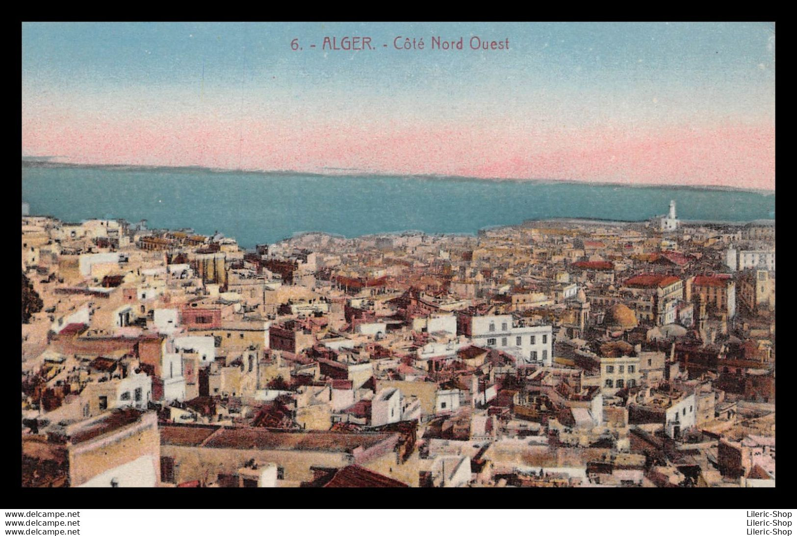 ALGER CPA ± 1930 Vue Partielle - Côté Nord-Ouest - Éd. La Cigogne N°6  - Algerien