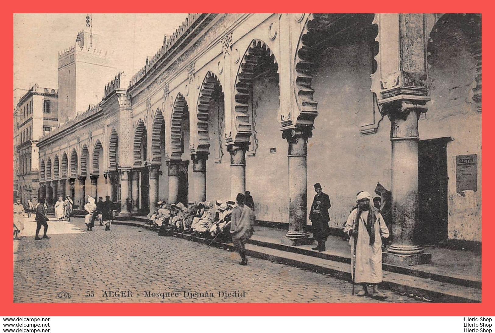 ALGER CPA ±1910 Mosquée Djamaa Djedid - Rue De La Marine -Éd. CAP   - Algerien
